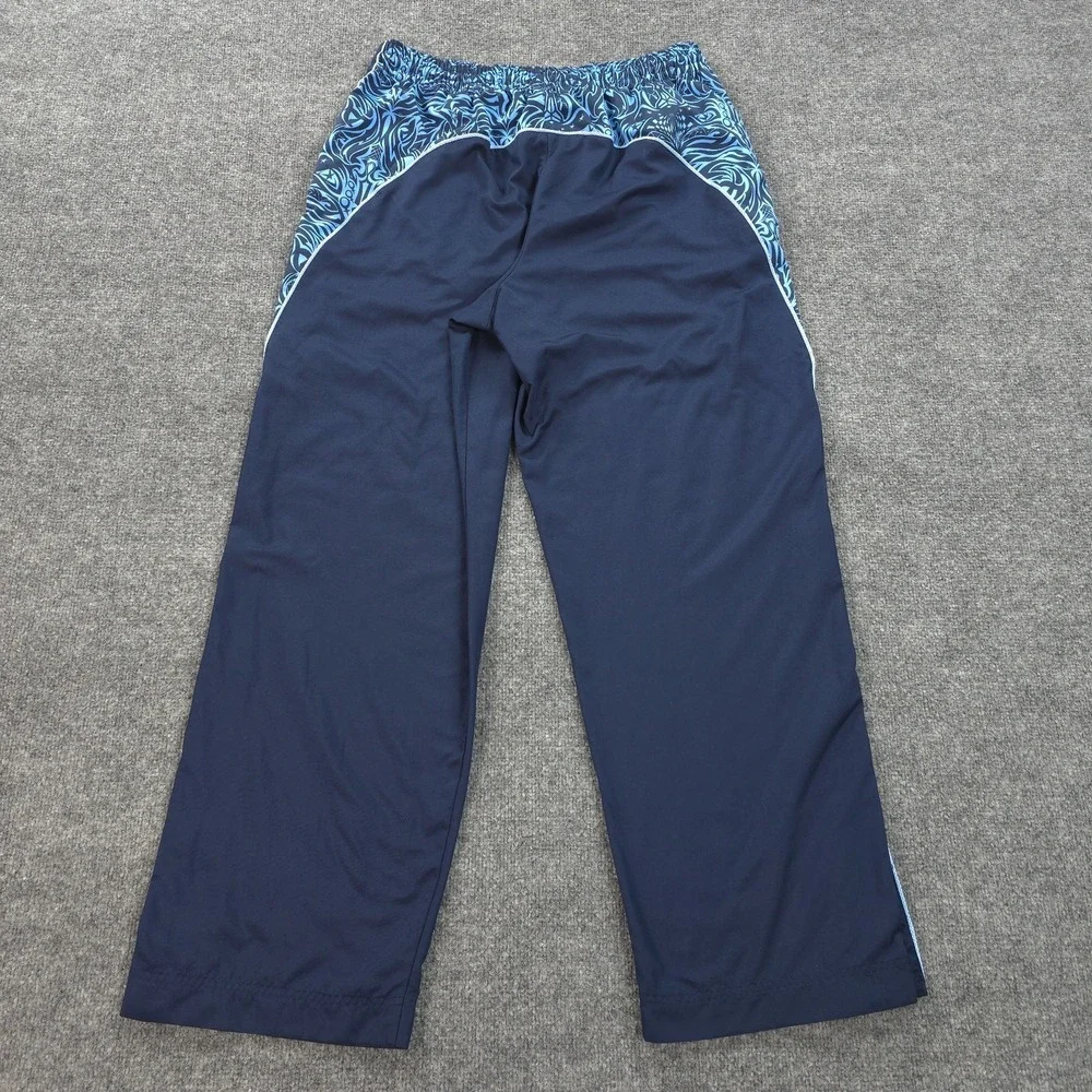 Vintage Nike Pants Mens L Blue Kobe Bryant‎ Mamba Basketball Warmup Logo RARE